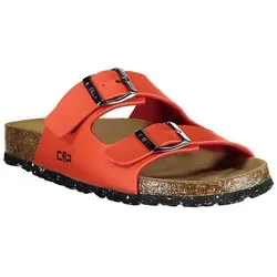 CMP ECO Thalitha WMN Slipper red kiss (C708) 42 - Wanderschuhe aus recycelten Materialien, umweltfreundlich mit Kork-Zwischensohle für besten Komfort und Dämpfung - ideal für nachhaltige Outdoor-Abenteuer.