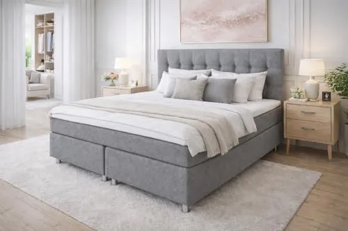 Betten & Zubehör Grau von TESLA DREAMS Reality of Comfort