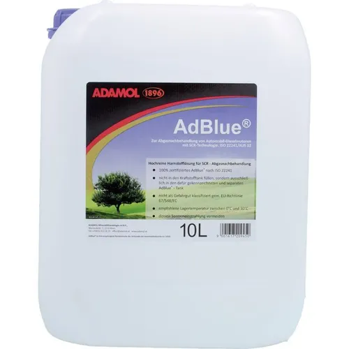 Produktbild ADAMOL 1896 AdBlue, 10 Liter, mit Füllschlauch, SCR Harnstofflösung