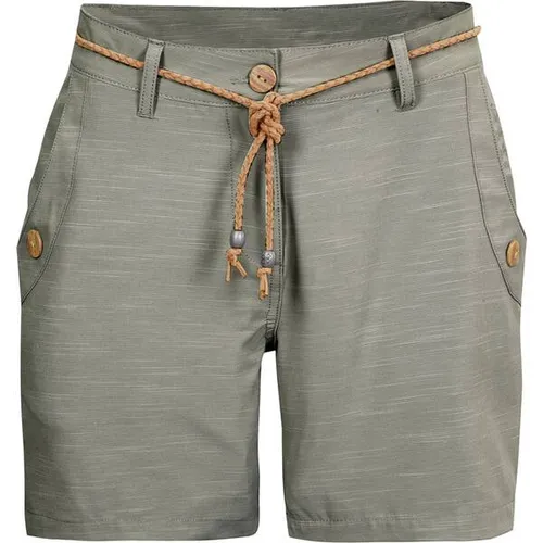 G.I.G.A. DX Damen Shorts GS 89 WMN SHRTS - Outdoorhosen für Damen, aus schnelltrocknendem Comfort-Stretch-Material für hohen Tragekomfort und lässigen Look mit Kordelgürtel.