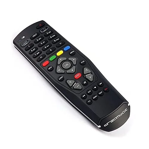 Fernbedienung für Dreambox 7020 HD RC-10 Schwarz - Tastaturen - Ergonomische Fernbedienung mit einfacher Bedienung für Dreambox 7020 HD, ideal für ein komfortables Fernseherlebnis.