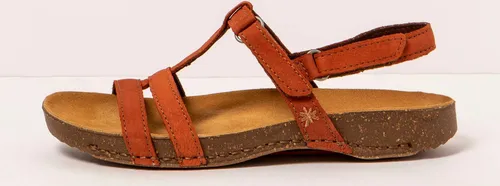 ART Damen 0946 I Breathe Flache Sandale, Dunkel orange, 37 EU - Wanderschuhe mit hochwertigem Mikrofaserfutter für höchsten Tragekomfort und Atmungsaktivität bei jedem Abenteuer.