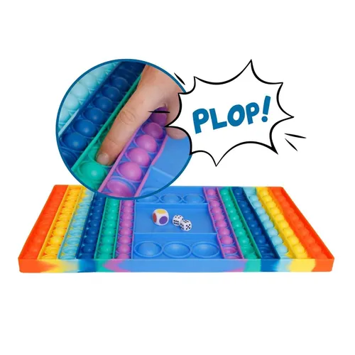 Pop it Würfelspiel mit 3 Spielvarianten - Bubble Game für Groß und Klein