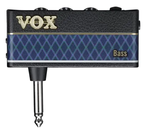 Vox amPlug3 AP3-BA – Taschenkopfhörerverstärker für Bassgitarre - Kompakter Kopfhörerverstärker für Bass mit 2-Kanal-Analogschaltkreisen, integrierten Effekten und Rhythmusmustern für ein umfassendes Klangerlebnis.
