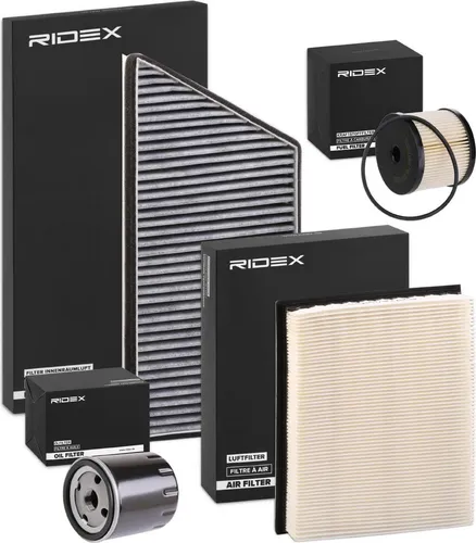 RIDEX Filterset Inspektionspaket Filtersatz passend für PEUGEOT 206 Schrägheck (2A/C) 206 CC (2D) 206 SW (2E/K)