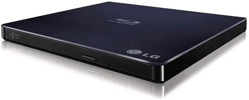 LG BP55EB40 BluRay-Brenner - Externes USB-Laufwerk für PC und Notebook, unterstützt zahlreiche Formate inklusive Blu-ray und DVD, ideal für vielseitige Nutzung.
