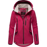 Marikoo Damen Softshelljacke – Mount-Cho-Oyu mit abnehmbarer Kapuze