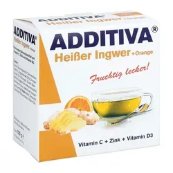 Additiva Heisser Ingwer+Orange Pulver