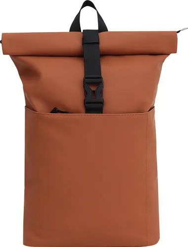 Cityrucksack RollTop Rucksack Freizeitrucksack Herren Damen Wasserabweisend (9059) BROWN
