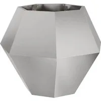 vidaXL Pflanzkübel Silber 75 x 75 x 60 cm aus Edelstahl - Robuster und stilvoller Pflanzkübel aus hochwertigem Edelstahl, ideal für Gärten, Balkone und Terrassen. Er bietet Platz für verschiedene Pflanzen und überzeugt durch seine Langlebigkeit und einfache Pflege.