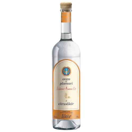 Ouzo Plomari Citruslikör 34% Vol. 0,7l