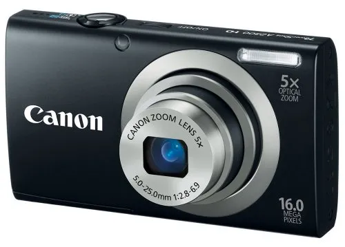 Canon PowerShot A2300 Digitalkamera (16 MP, 5-fach opt. Zoom, 6,9cm (2,7 Zoll) Display, bildstabilisiert) schwarz