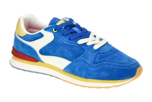 Hoff 22402612 Schnürschuh Blau 44 EU - Sportlicher Schnürschuh in Blau, Größe 44, aus hochwertigem Leder und Textil, ideal für den täglichen Gebrauch mit runder Schuhspitze und robuster Gummisohle.