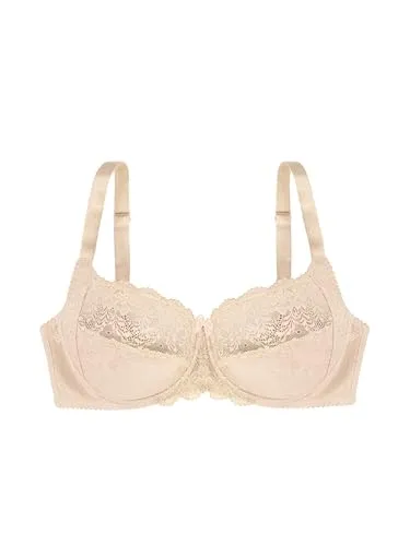 Dorina Bügel-BH PHILIPPA mit Satinschleife - Funktionsunterwäsche mit elastischer Spitze und glänzenden Stretchträgern für optimalen Tragekomfort und feminine Eleganz.