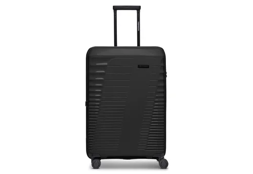 Farmhood Eco Edition Mittelgroßer Hartschalen Koffer - Nachhaltiger Trolley mit erweiterbarem Volumen von 72 auf 80 Liter, ultra-leicht mit nur 3,54 kg. Ideal für Reisen bis 12 Tage und umweltfreundlich aus Strohfaser.