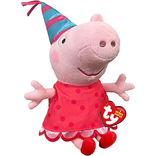 TY, Beanie Babies Original, Peppa Pig, Party, ca 15 cm von Ty