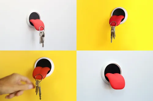 Magnetischer Zungen Schlüsselhalter, Schlüsselbrett, Schlüsselkasten, Key Holder