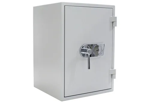 Profirst Papiersicherungsschrank EN2 Brick 65 mit Doppelbartschloss - Robuster Feuerschutztresor mit 60 Minuten Schutz für Dokumente. Ideal für die sichere Aufbewahrung von bis zu 4 Ordnern. Inklusive Verankerungsmaterial für zusätzliche Sicherheit.