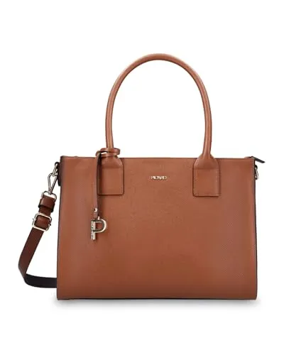 Picard Shopper Avenue (Cognac) - Elegante Handtasche aus hochwertigem Echtleder mit praktischer 2-facher Inneneinteilung. Der abnehmbare, längenverstellbare Schultergurt sorgt für Flexibilität und Stil. Ideal für den täglichen Gebrauch.