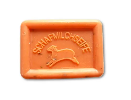 Ovis Schafmilchseife Blutorange eckig 100g