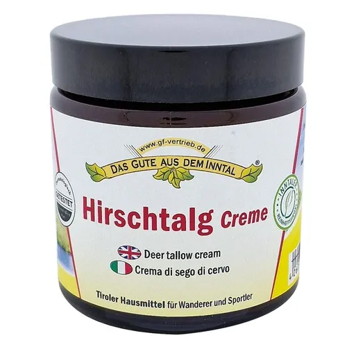 Hirschtalg-Creme 110 ml im Glastiegel