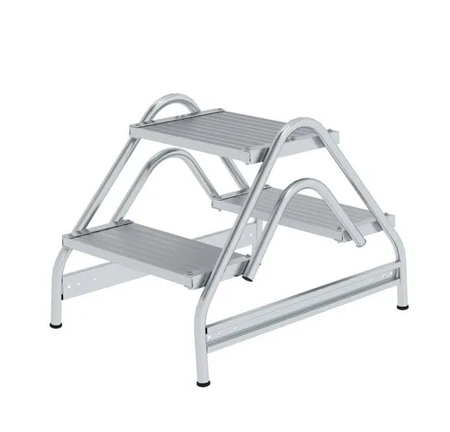 PROREGAL® Trittleiter Arbeitspodest einseitig/beidseitig begehbar