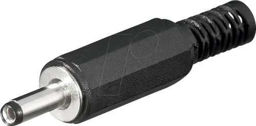 GOOBAY 11112 - Hohlstecker mit Knickschutz, Ø außen: 3,4 mm, Ø innen 1,3 mm