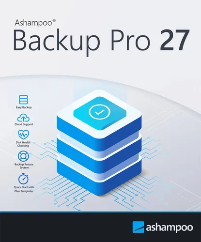 Ashampoo Backup Pro 27 - Dauerlizenz für Windows 11/10 - Sichere deine Daten zuverlässig mit Ashampoo Backup Pro 27! Ideal für Windows 11/10, einfacher digitaler Download und Unterstützung für eine Gerätelizenz.