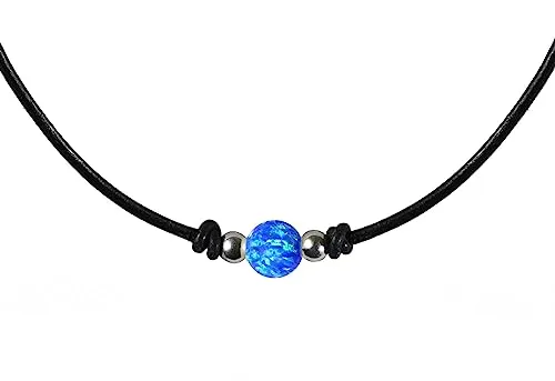 Halsketten Blau von Edellis