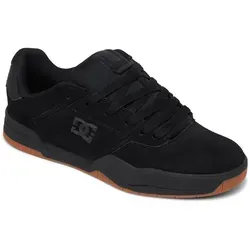DC Shoes Herren Central Schuh - Black/Black/Gum, 46.5 EU - Herren-Sneaker mit hochwertigem Obermaterial aus Leder oder Mesh, gepolstert für Komfort und Unterstützung – ideal für den urbanen Lifestyle.