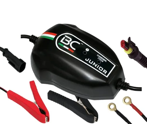 BC Battery Controller 700BCJP BC JUNIOR 900, intelligentes Batterieladegerät und Erhaltungsladegerät für alle 12-V-Blei-Säure-Autobatterien und Motorradbatterien, 1 Ampere