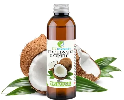 Fraktioniertes Kokosöl (Natural Fractionated Coconut Oil) – 100 ml – rein, 100% natürlich