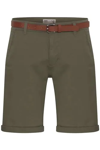 !Solid SDMontijo Chino Shorts - Sommerliche Herren Shorts mit Gürtel - Herren-Shorts aus Baumwollmischung mit abnehmbarem Gürtel und Eingriffstaschen, ideal für Alltag und Büro, bietet hohen Tragekomfort und moderne Passform.