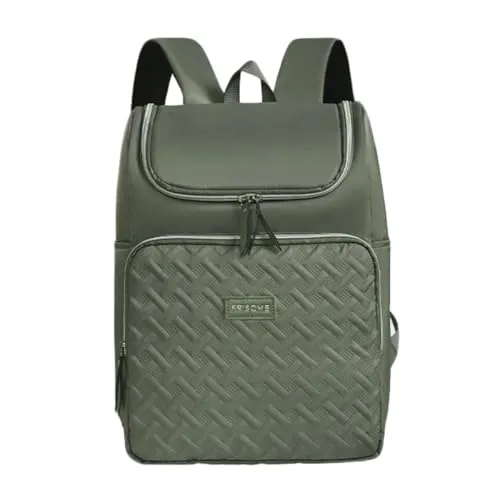 AUXDIQ 18L Picknickrucksack Kühltasche Kühlrucksack Thermo Rucksack Isoliert Cooler Bag Isoliertasche (Grün)