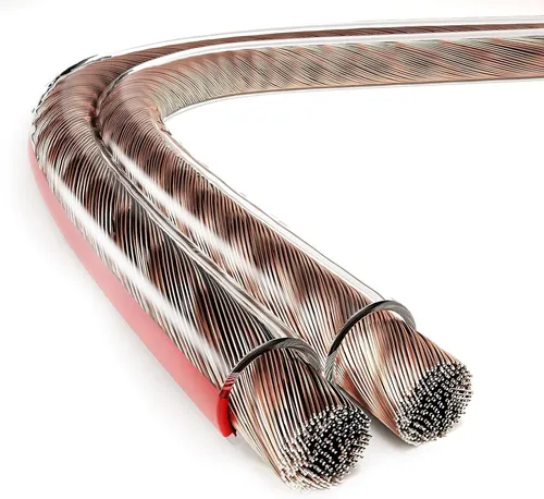 ETEC Lautsprecherkabel CCA 2x4,00mm² transparent 30m Audio Stereo TV Sound Box