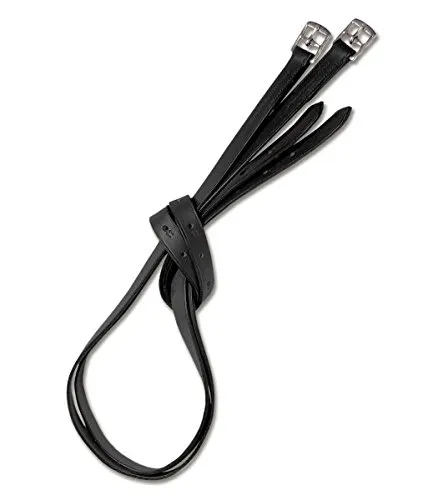 WALDHAUSEN Star Steigbügelriemen, 120 cm, schwarz