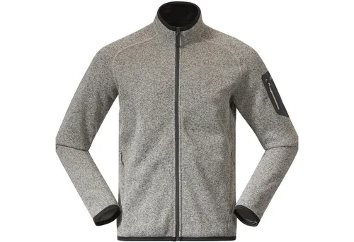 Bergans Funktionsjacke KAMPHAUG KNITTED JACKET beige XXL - Hochwertige Funktionsjacke aus 100% recyceltem Polyester, ideal für Outdoor-Aktivitäten. Durch den modernen Schnitt und die atmungsaktive Qualität perfekt für Wanderungen.