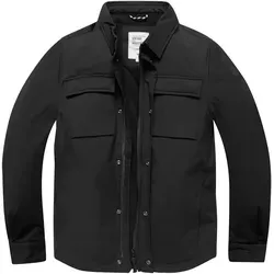 Vintage Industries Wyatt Jacke, schwarz, Größe M für Männer - Funktionsjacke mit seitlichen Eingrifftaschen und verstellbaren Manschetten, ideal für einen lässigen Look und vielseitigen Einsatz.