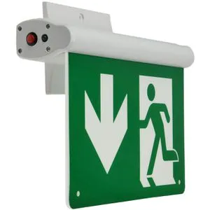 ChiliTec Notleuchte NL-8 Multi - LED Notleuchte mit Akku für Decken- oder Wandmontage, 1,5 h Notlichtdauer und flexible Montagemöglichkeiten, inkl. 4 selbstklebenden Richtungsangaben.