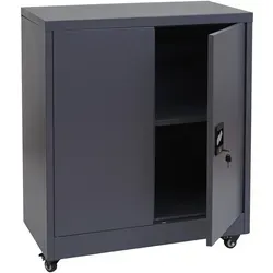 Aktenschrank MCW-O50, abschließbarer Büroschrank mit Rollen