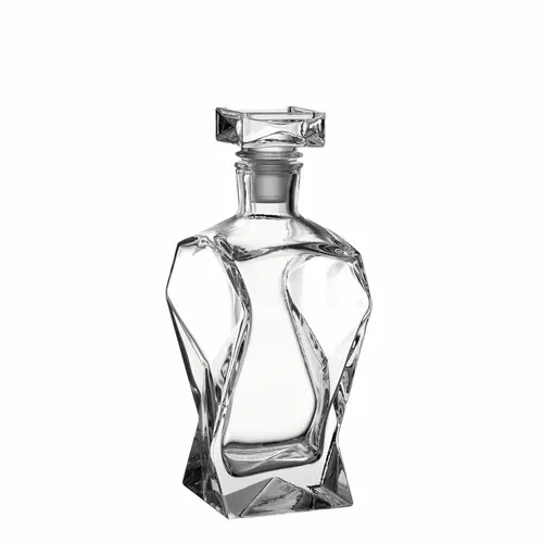 Montana Whiskykaraffe Diamond 750 ml - Elegante Glas-Karaffe für Whisky, ideal zum Servieren und Dekorieren, perfektes Geschenk für Whisky-Liebhaber.