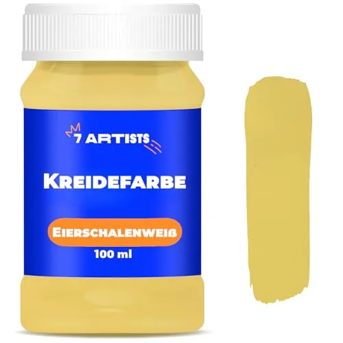 Artists Chalk Paint Eierschalenweiß 100 ml für Möbel und Holz | Kreidefarbe auf Wasserbasis - Ohne Schleifen für Wand 7