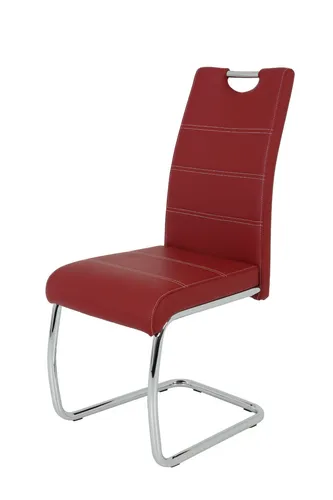 Hela Tische 2er Set Schwingstuhl Flora in rot von Hela