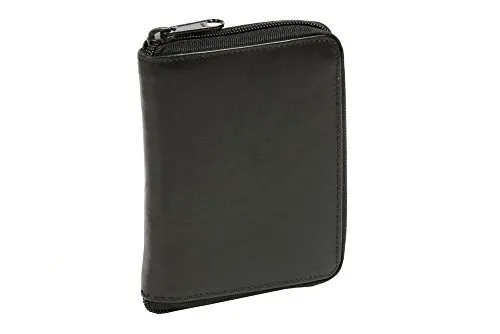 LEAS Reißverschlussbörse mit RFID Schutz aus Echt-Leder von LEAS