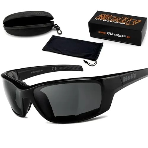 Helly - No.1 Bikereyes Motorradbrille shiny, gepolstert - Die „shiny“ Bikerbrille bietet hohen Tragekomfort und eine perfekte Passform. Mit abnehmbarer Polsterung und Antibeschlagbeschichtung für klare Sicht ist sie ideal für lange Fahrten und schützt die Augen zuverlässig.