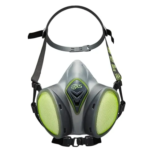 BLS Wartungsfreie Atemschutz-Halbmaske 8100next - Atemschutzmaske der Schutzklasse A1P2 R D, wartungsfrei und ideal für den Einsatz in anspruchsvollen Umgebungen.