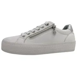 s.Oliver Schnürer Weiß 36 EU - Sneaker in klassischem Weiß, ideal für jeden Anlass. Bequem mit 3,5 cm Absatzhöhe und aus hochwertigem Synthetik und Textil für optimalen Tragekomfort.