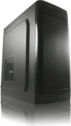 LC-Power 7034B Midi-Tower - PC-Gehäuse in schwarz gebürsteter Aluminiumoptik mit 1x USB 3.0 und 2x USB 2.0 Ports, ideal für leistungsstarke Gaming-Systeme und vielseitige Konfigurationen.