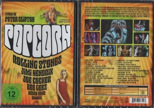 Rolling Stones Jimi Hendrix POPCORN (2011) (DVD) NEU OVP