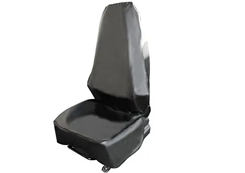 pitshop24 Werkstattschonbezug Werkstattschoner Sitzbezug Kunstleder in Schwarz